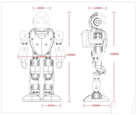 阿尔法机器人,优必选机器人,阿尔法智能机器人尺寸