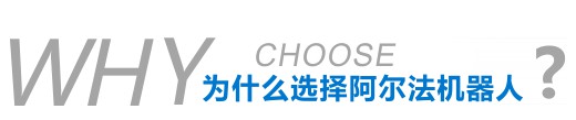 为什么选择阿尔法机器人 